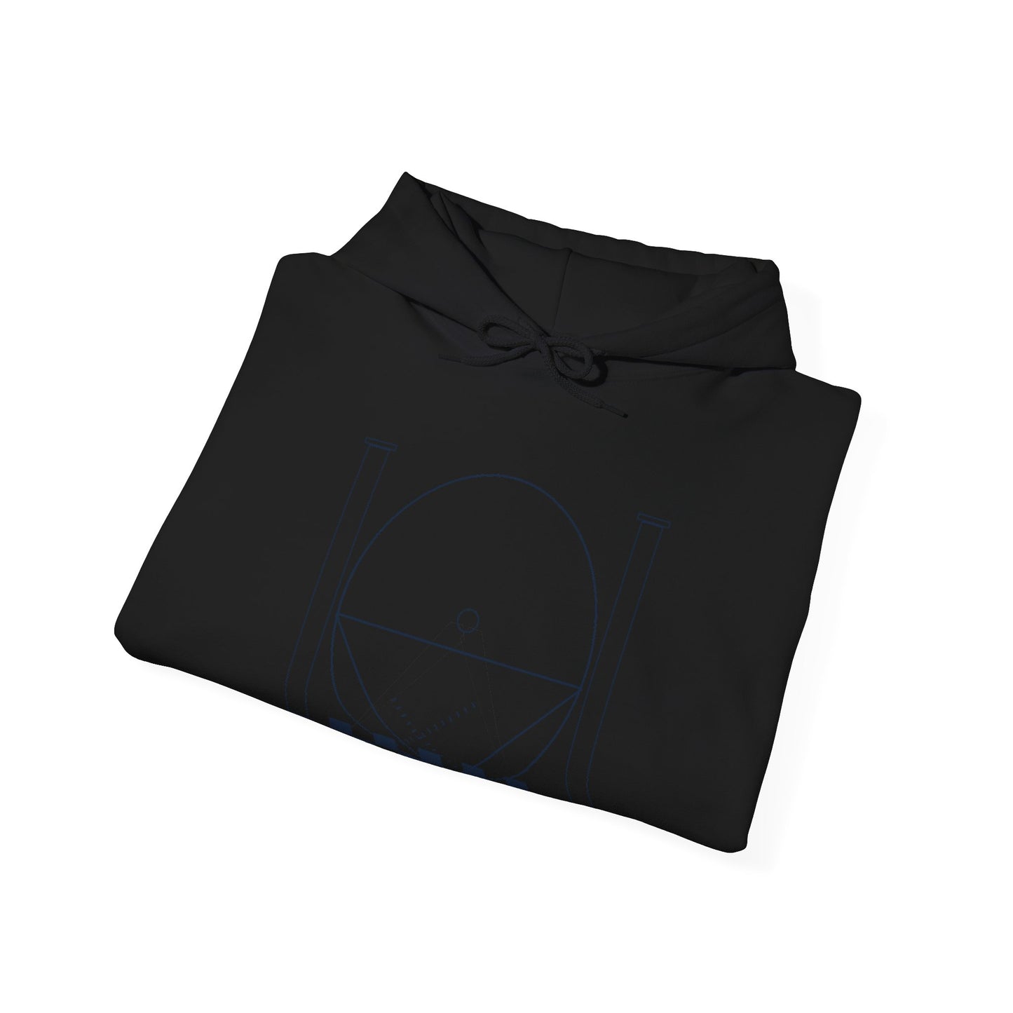 Masonic_Pillars_Crest_5400 — Unisex Heavy Blend Hoodie (G18500)
