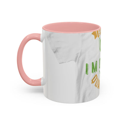 back off i'm on self quarantine — Accent Mug 11/15oz