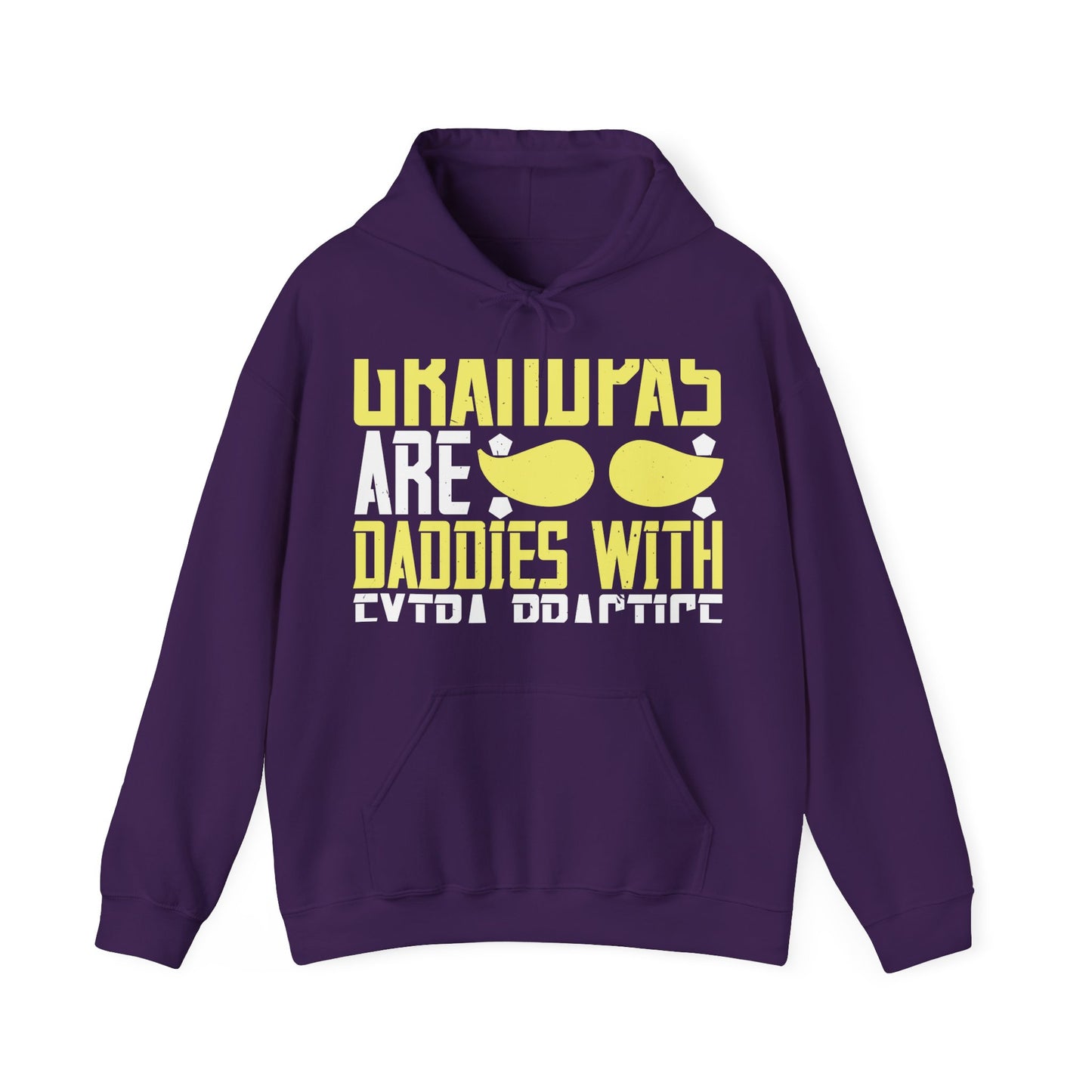 Grandpas are daddies with extra practice-02 — Unisex Heavy Blend Hoodie (G18500)