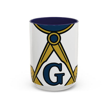 square and compass — Accent Mug 11/15oz