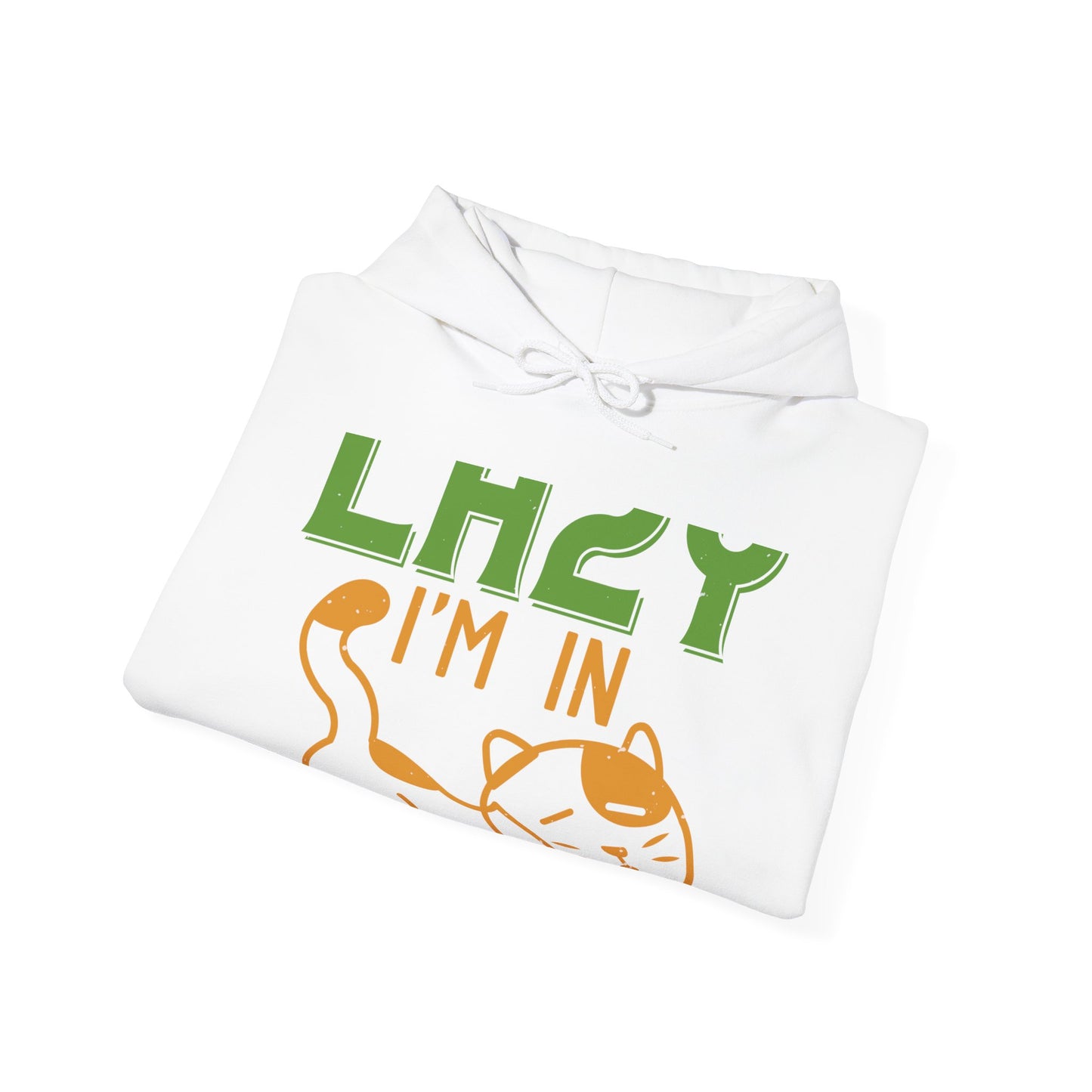 iΓÇÖm not lazy iΓÇÖm in quarantine-01 — Unisex Heavy Blend Hoodie (G18500)
