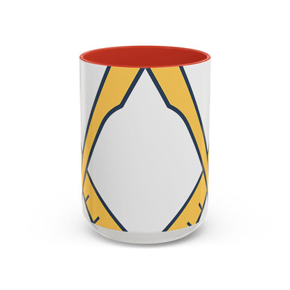 Plain Square and compass — Accent Mug 11/15oz