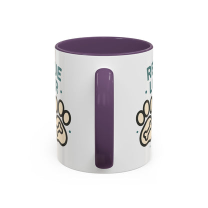 Rescue Lover Coffee Mug, Pet Owner Gift, Animal Rescue Merchandise, Dog Lover Cup, Rescue Pet Appreciation