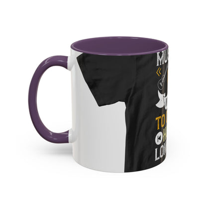Music was invented to confirm human loneliness — Accent Mug 11/15oz