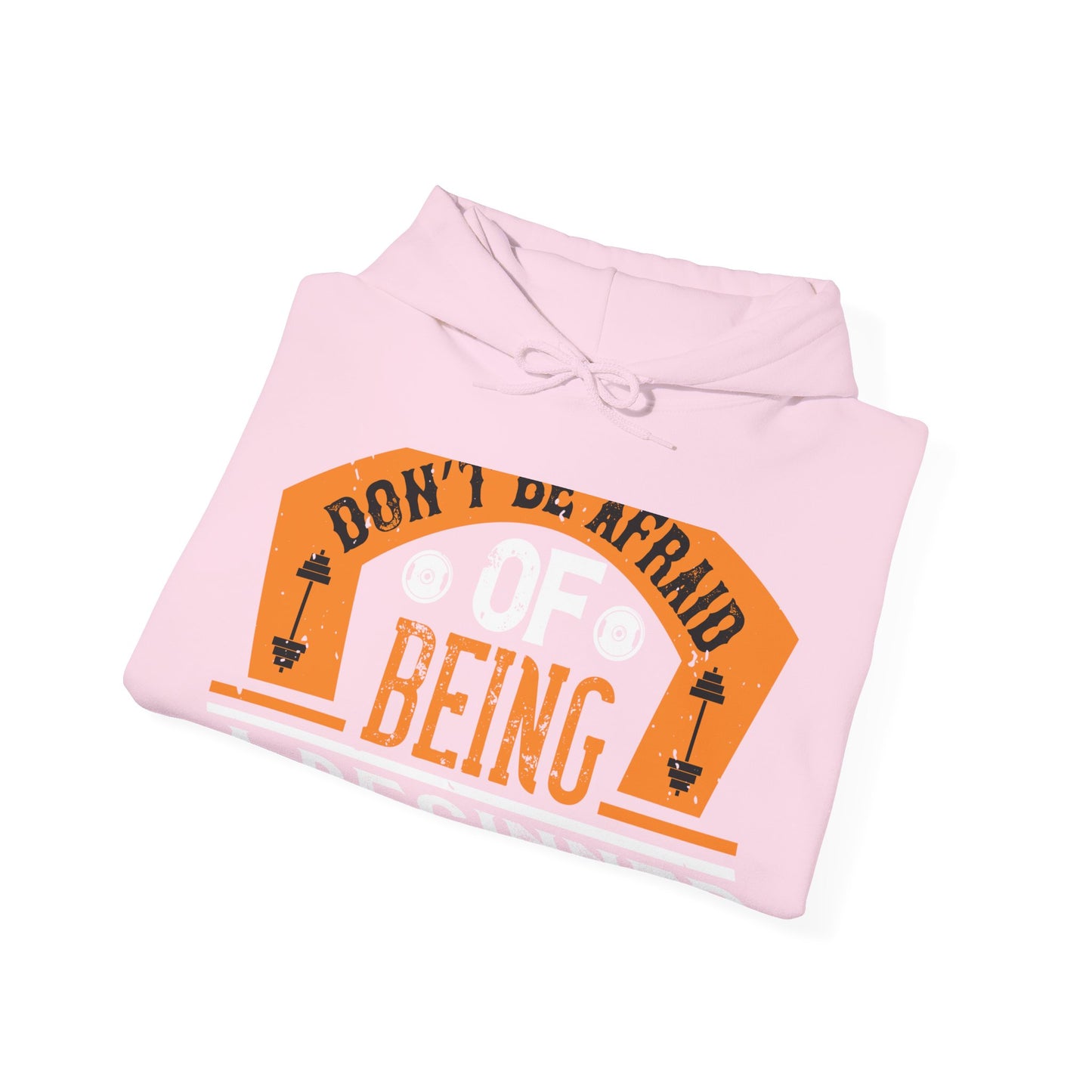 DonΓÇÖt be afraid of being a beginner-01 — Unisex Heavy Blend Hoodie (G18500)