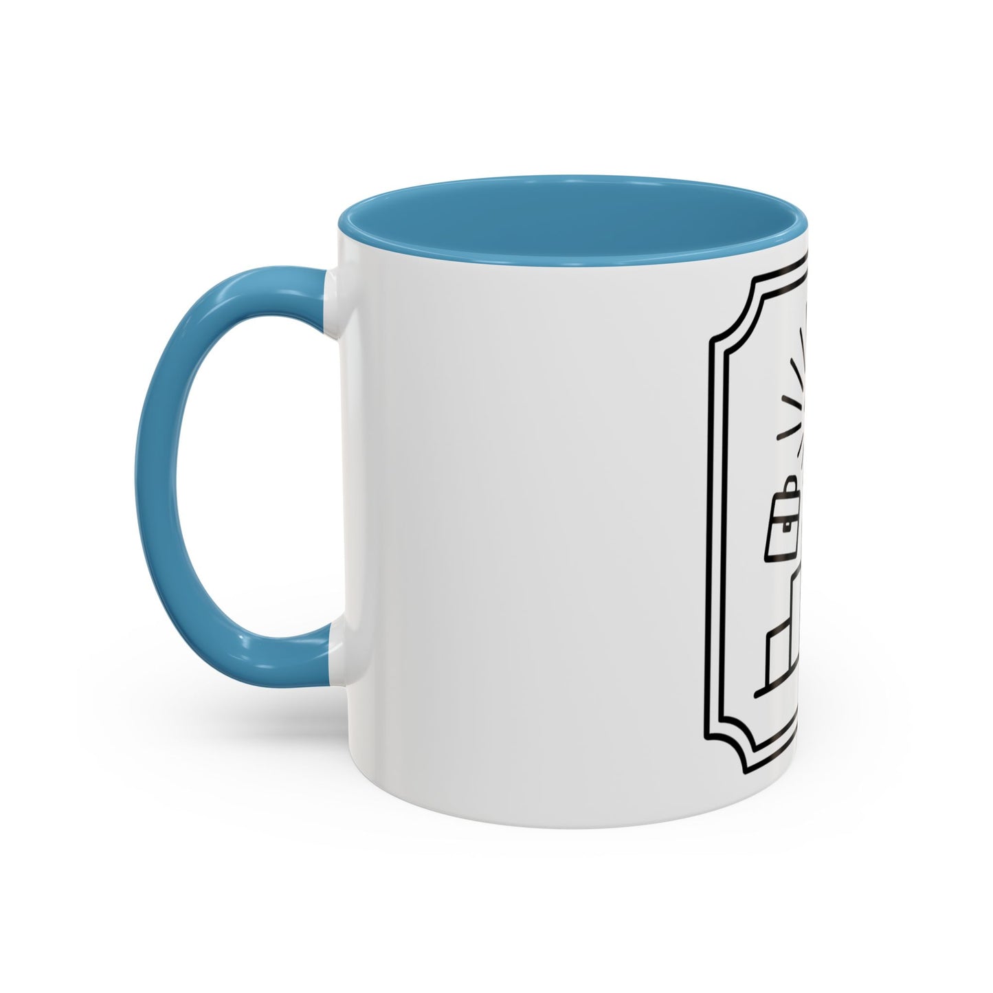 Finance Coffee Mug, Stock Trader Analyst Gift, Bar-Chart Staircase, Briefcase, Climb the Chart