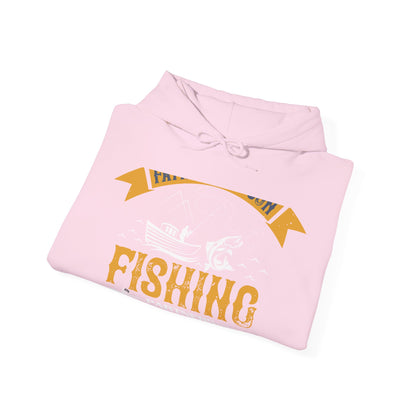 father and son fishing partners  for life-01 — Unisex Heavy Blend Hoodie (G18500)