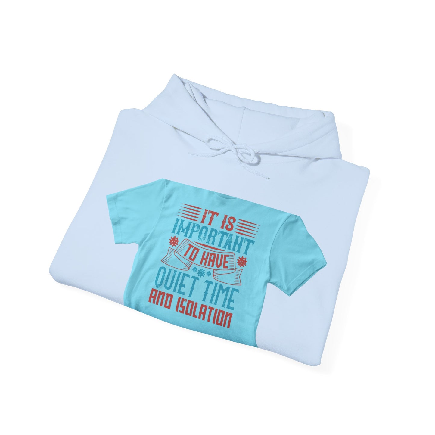 It's important to have quiet time and isolation — Unisex Heavy Blend Hoodie (G18500)