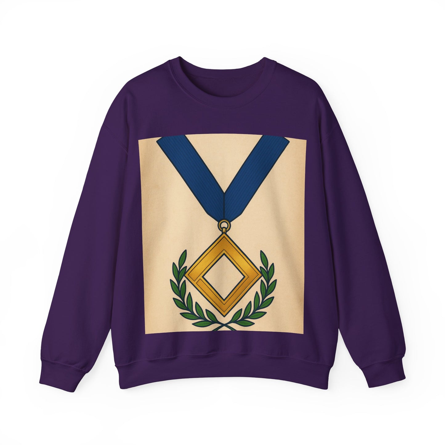 Worshipful master jewel Square — Unisex Heavy Blend Crewneck (G18000)