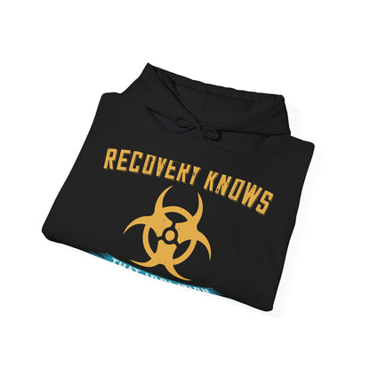 Anyone in recovery knows that isolation is the biggest enemy-01 — Unisex Heavy Blend Hoodie (G18500)