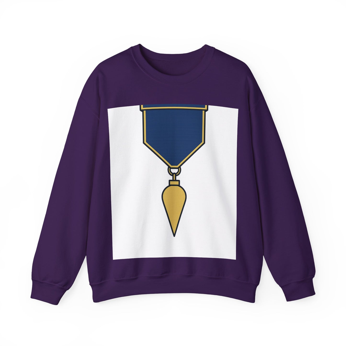 Junior Warden -JW - white bg — Unisex Heavy Blend Crewneck (G18000)