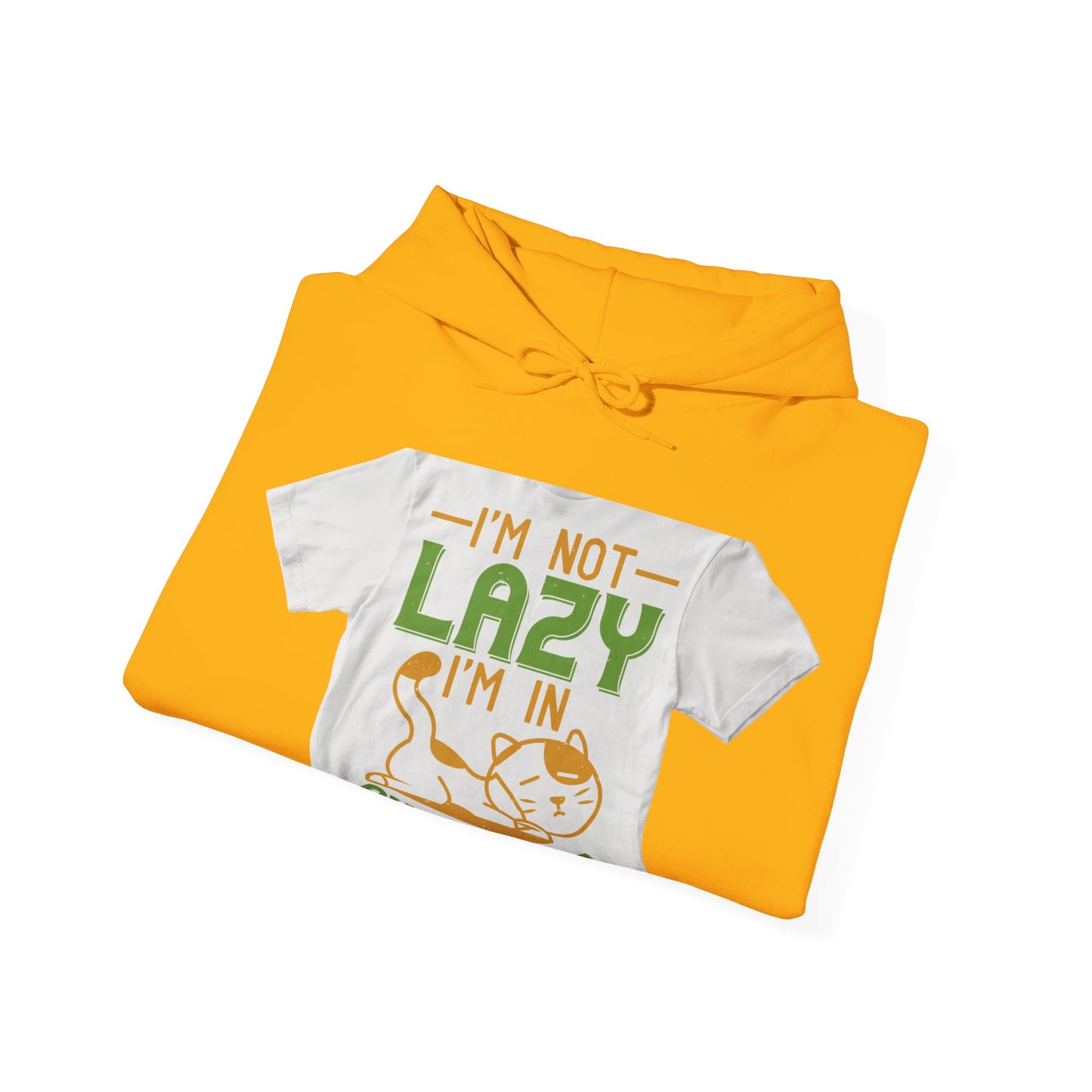 iΓÇÖm not lazy iΓÇÖm in quarantine — Unisex Heavy Blend Hoodie (G18500)