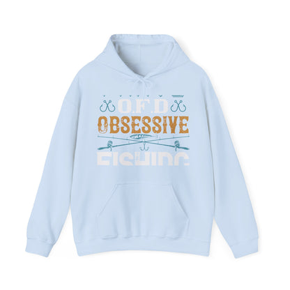 I HAVE O.F.D OBSESSIVE FISHING DISORDER-01 — Unisex Heavy Blend Hoodie (G18500)