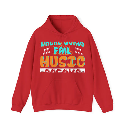 Music (28) — Unisex Heavy Blend Hoodie (G18500)