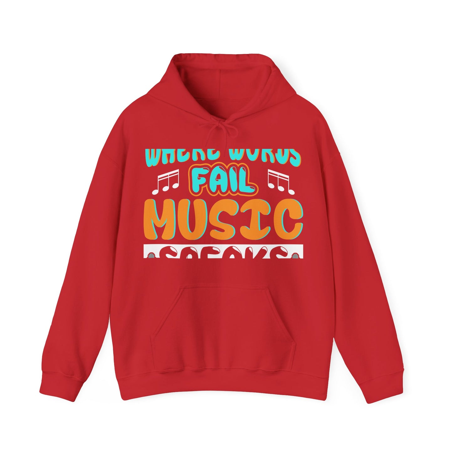 Music (28) — Unisex Heavy Blend Hoodie (G18500)