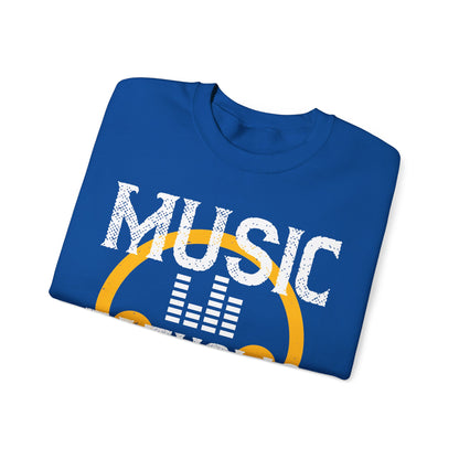 Music Fathoms The Sky-01 — Unisex Heavy Blend Crewneck (G18000)