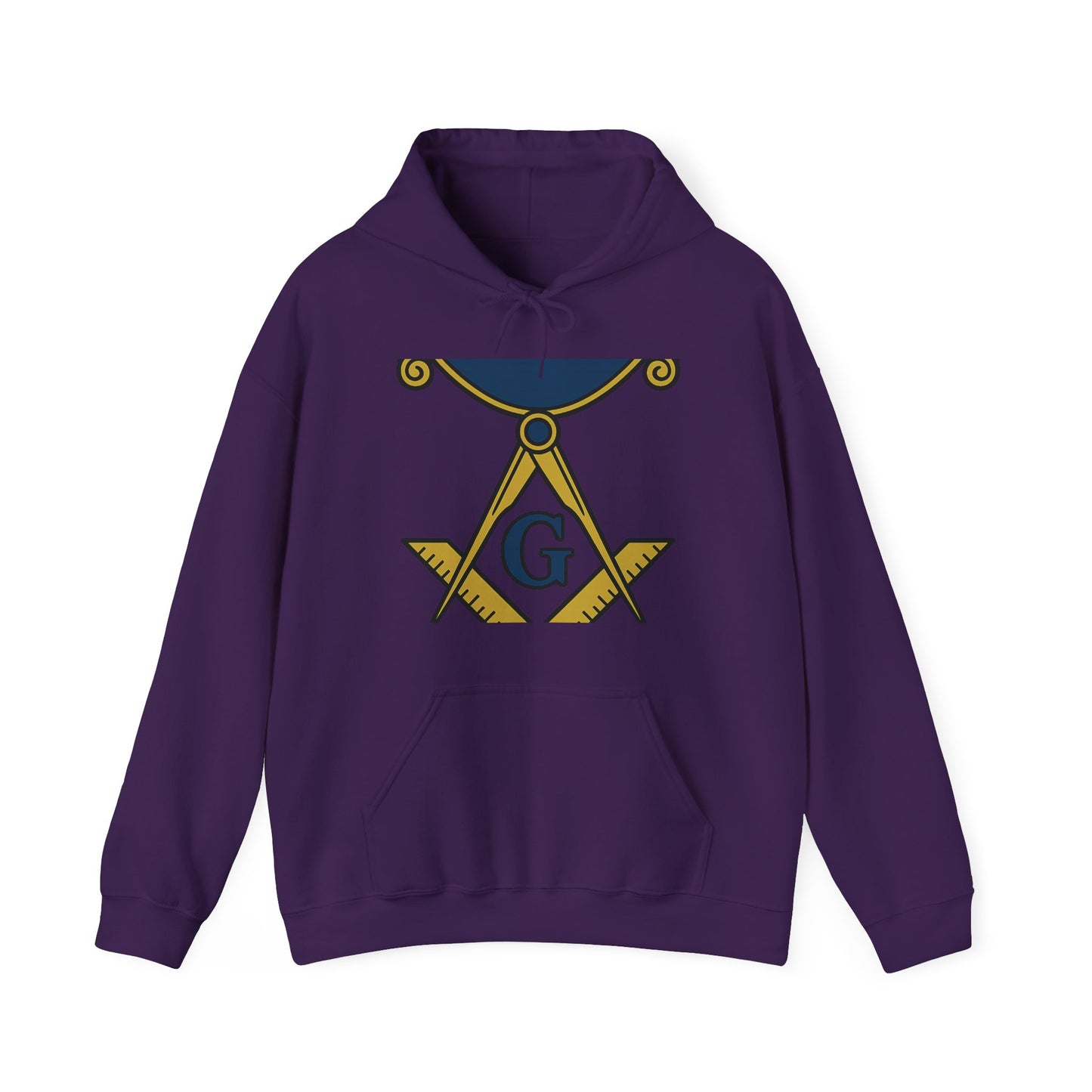 square and compass — Unisex Heavy Blend Hoodie (G18500)