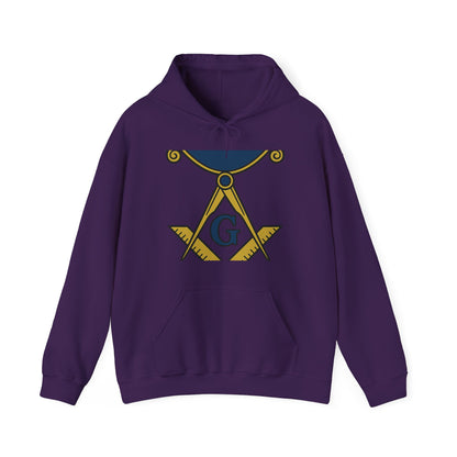square and compass — Unisex Heavy Blend Hoodie (G18500)
