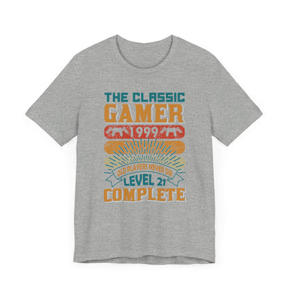 The Classic Gamer 1999 T-shirt, Gaming Tshirt, Gameboy Shirt, Unisex Shirt, Crewneck Shirt, Short Sleeve Tee, Gift for Him, Gift for Her