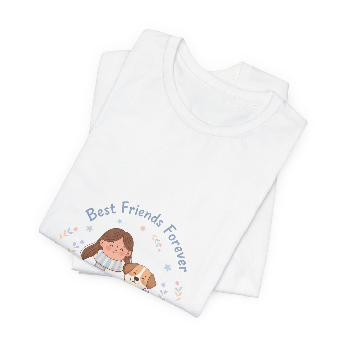 Best Friends Forever Tee | Pet Owner Matching, Paw Print Design