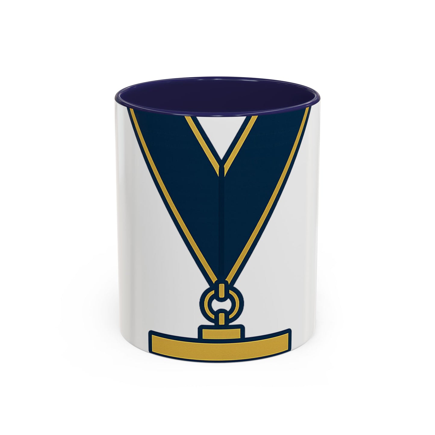 Junior Warden JW-- the plumb — Accent Mug 11/15oz