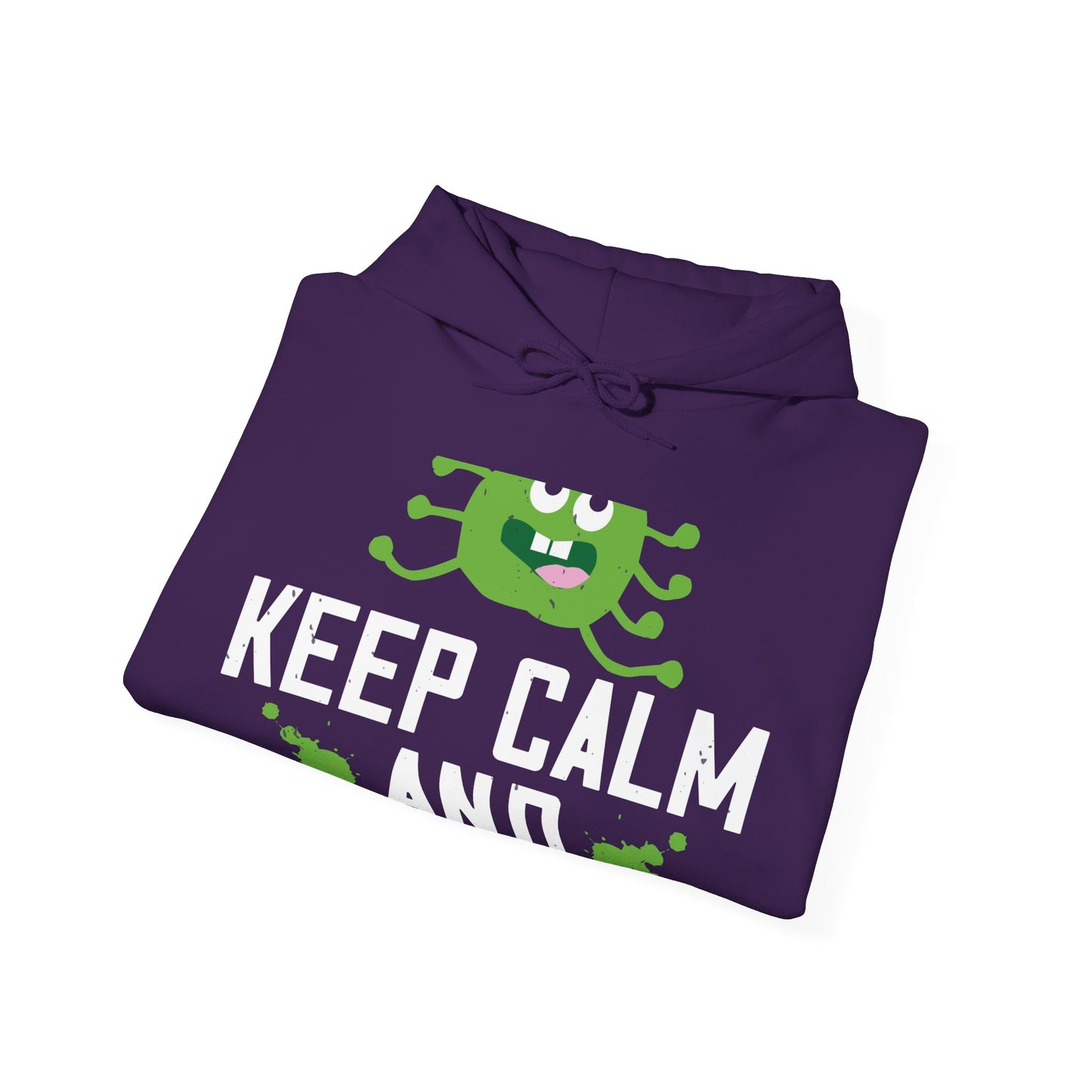 keep calm and quarantine-01 — Unisex Heavy Blend Hoodie (G18500)