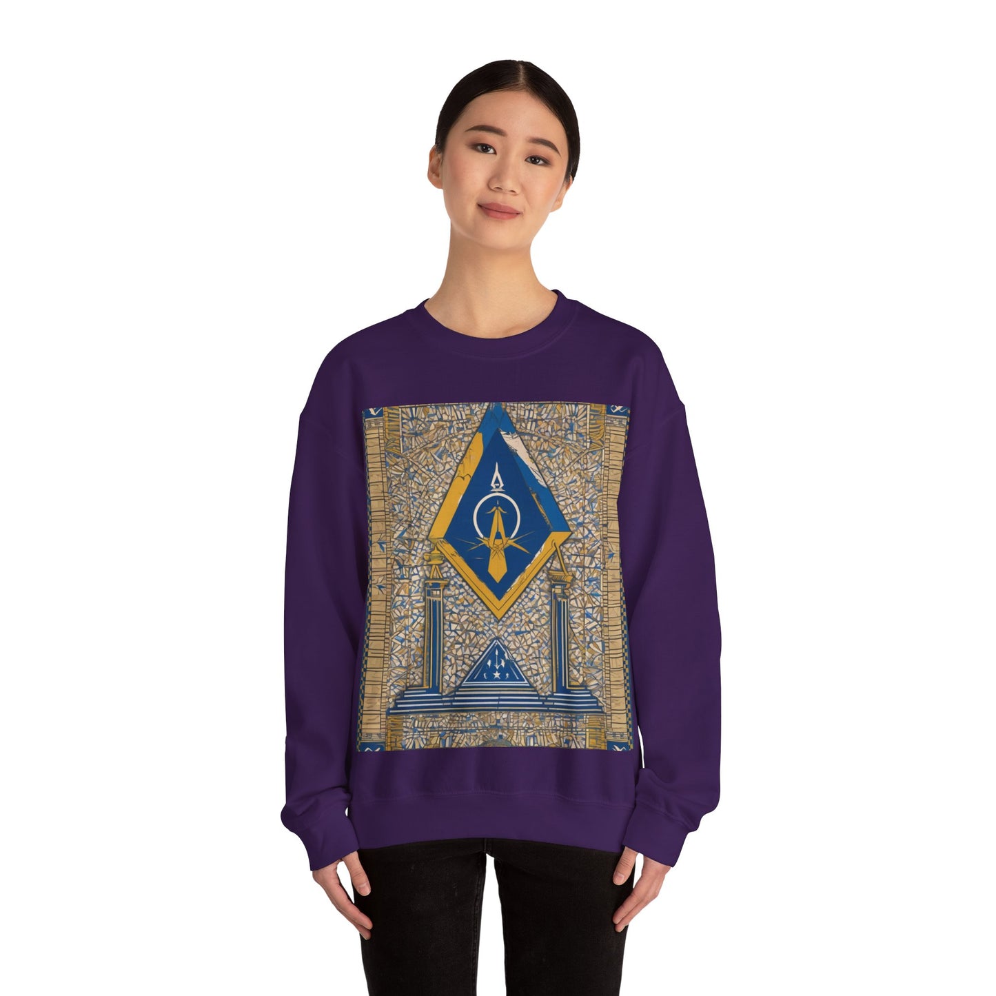 masonic_00197.png — Unisex Heavy Blend Crewneck (G18000)