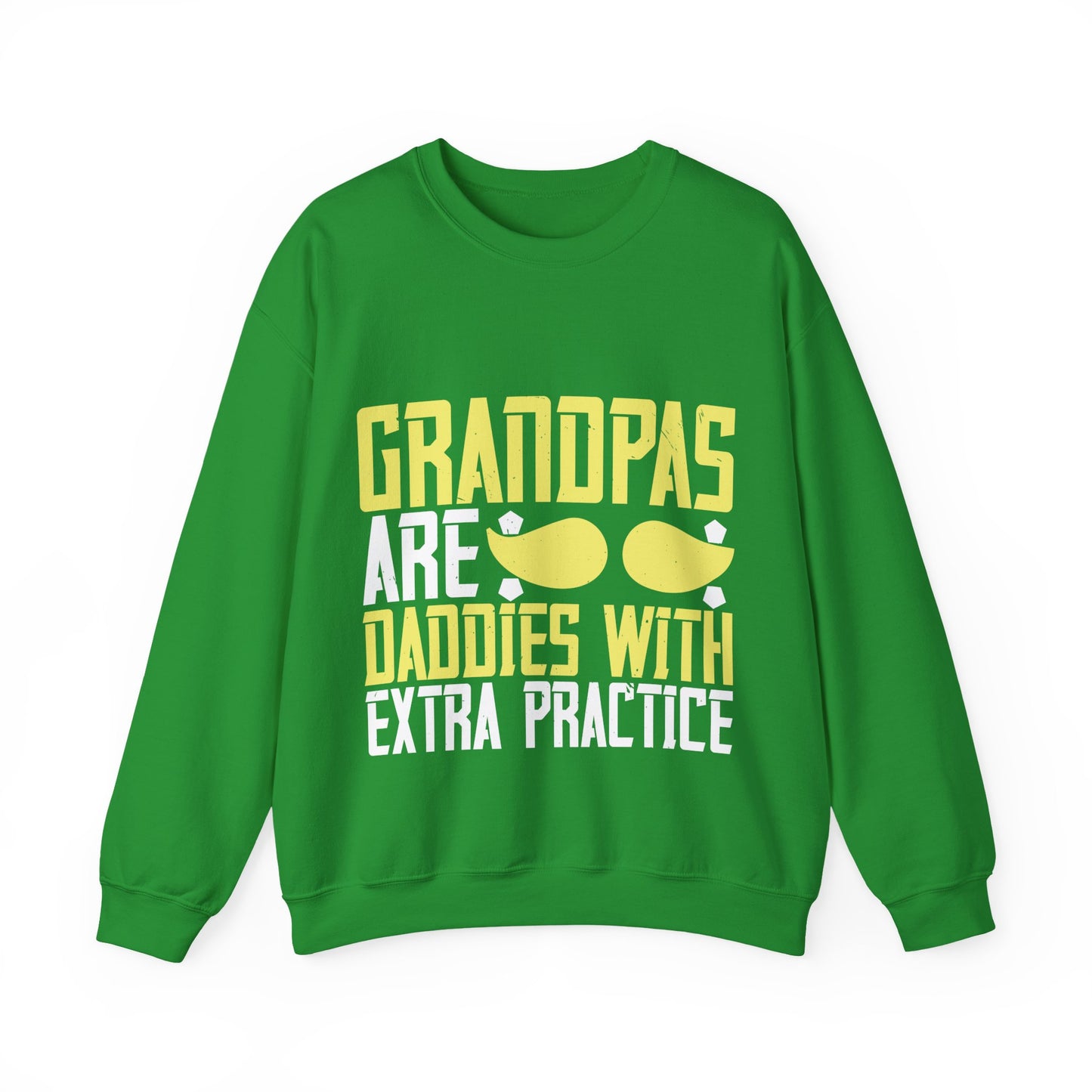 Grandpas are daddies with extra practice-02 — Unisex Heavy Blend Crewneck (G18000)
