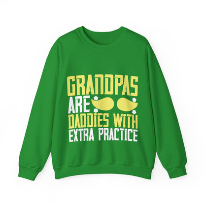 Grandpas are daddies with extra practice-02 — Unisex Heavy Blend Crewneck (G18000)