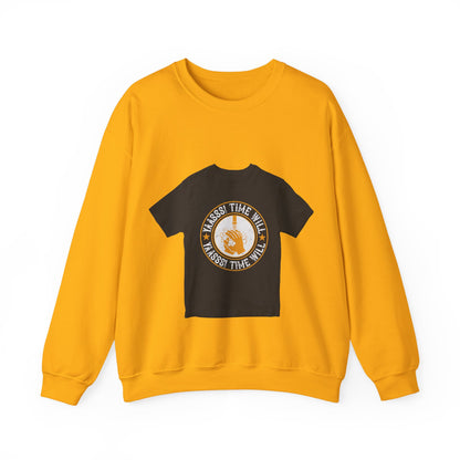 Yaasss Time will heal everything — Unisex Heavy Blend Crewneck (G18000)