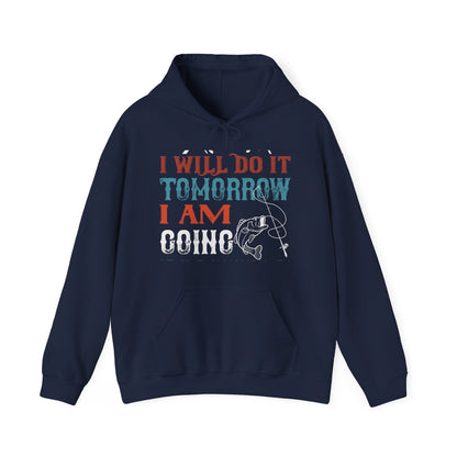 I WILL DO IT TOMORROW-01 — Unisex Heavy Blend Hoodie (G18500)