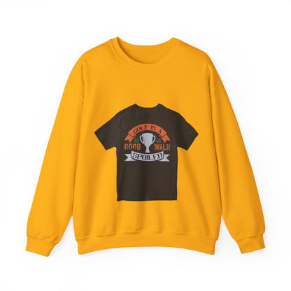 Golf is a good walk spoiled — Unisex Heavy Blend Crewneck (G18000)