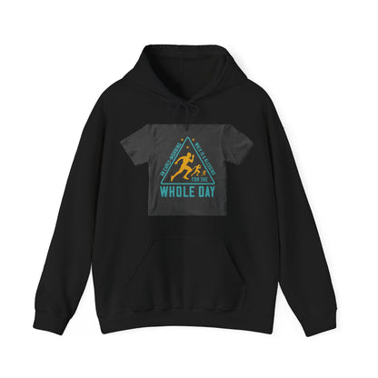 An early-morning walk is a blessing for the whole day-0 — Unisex Heavy Blend Hoodie (G18500)