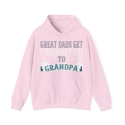 Great dads get promoted to grandpa-2 — Unisex Heavy Blend Hoodie (G18500)