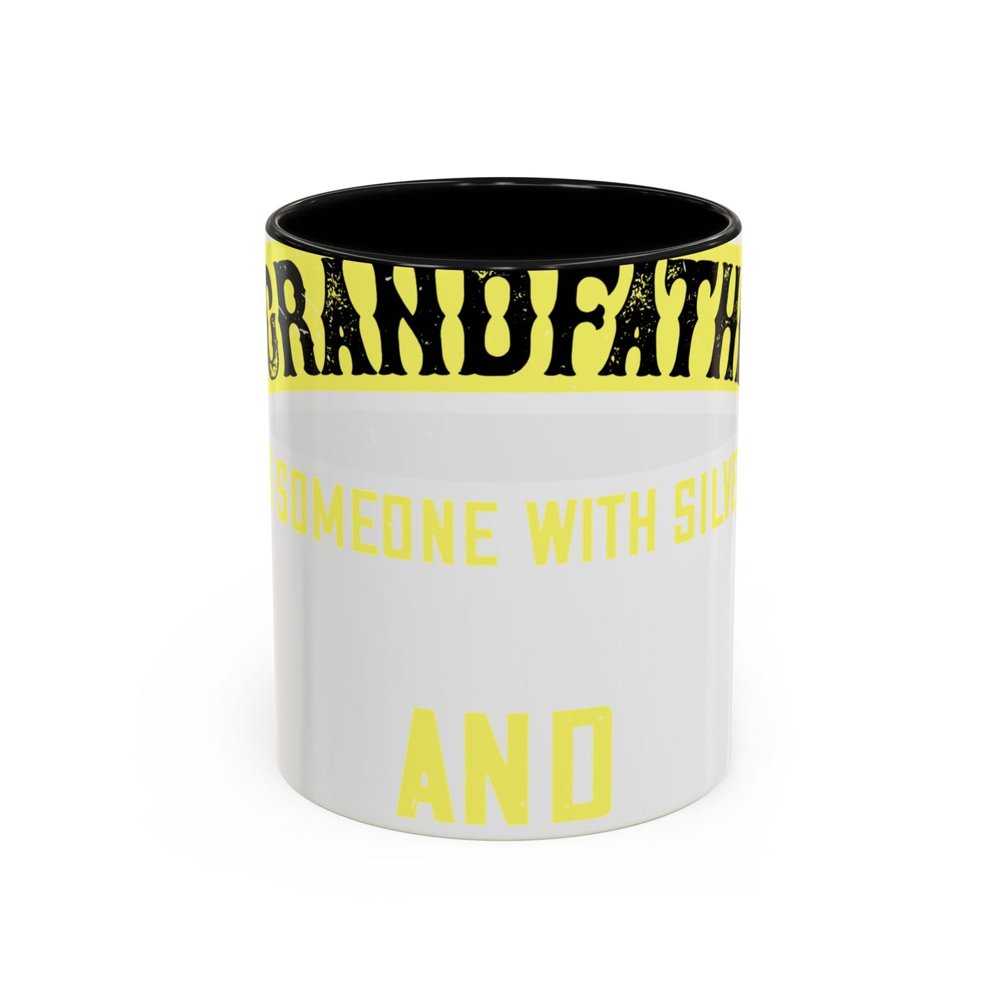 A grandfather is someone with silver-01 — Accent Mug 11/15oz