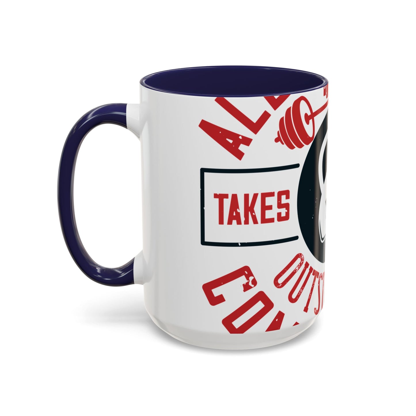 All progress takes place outside the comfort zone-01 — Accent Mug 11/15oz