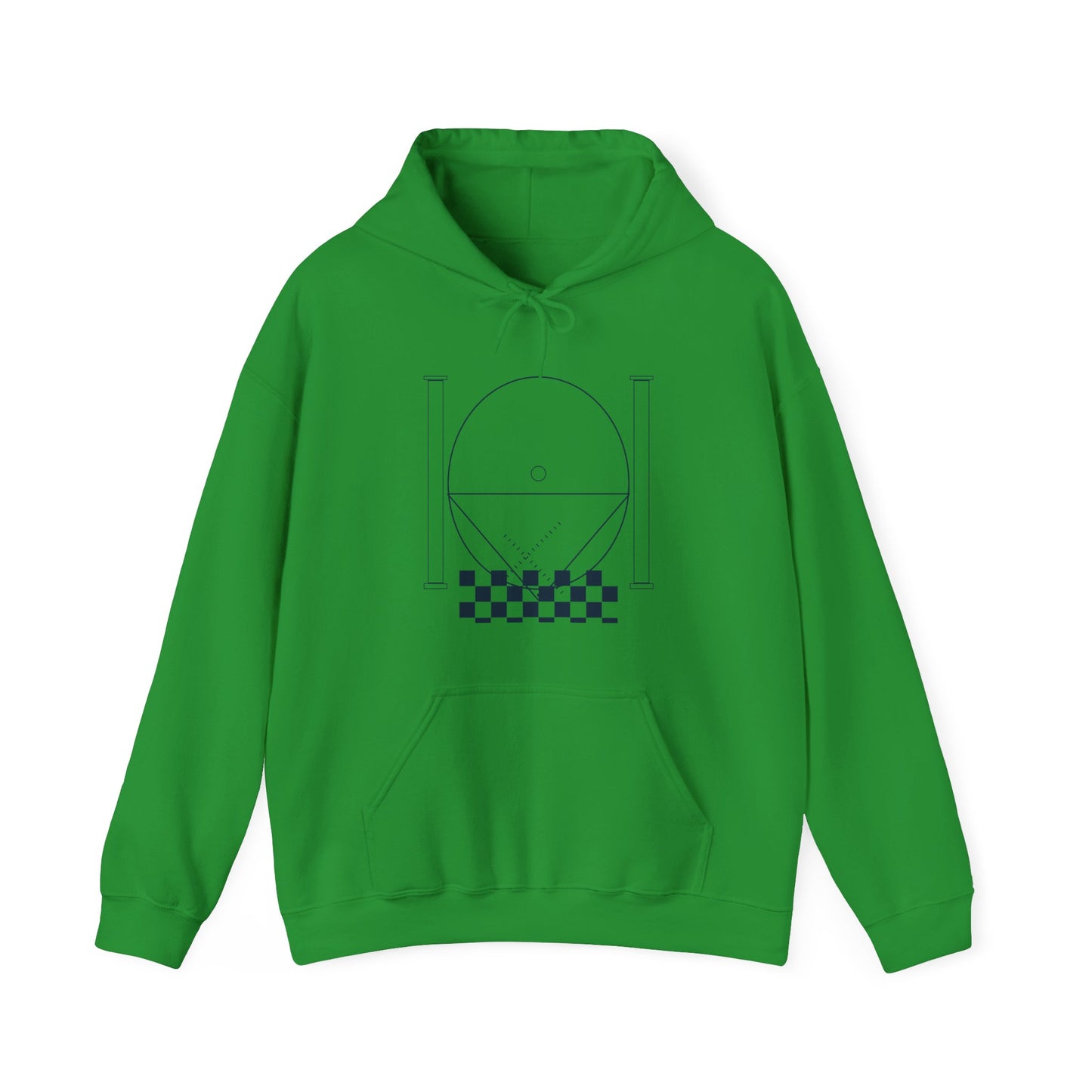 Masonic_Pillars_Crest_5400 — Unisex Heavy Blend Hoodie (G18500)