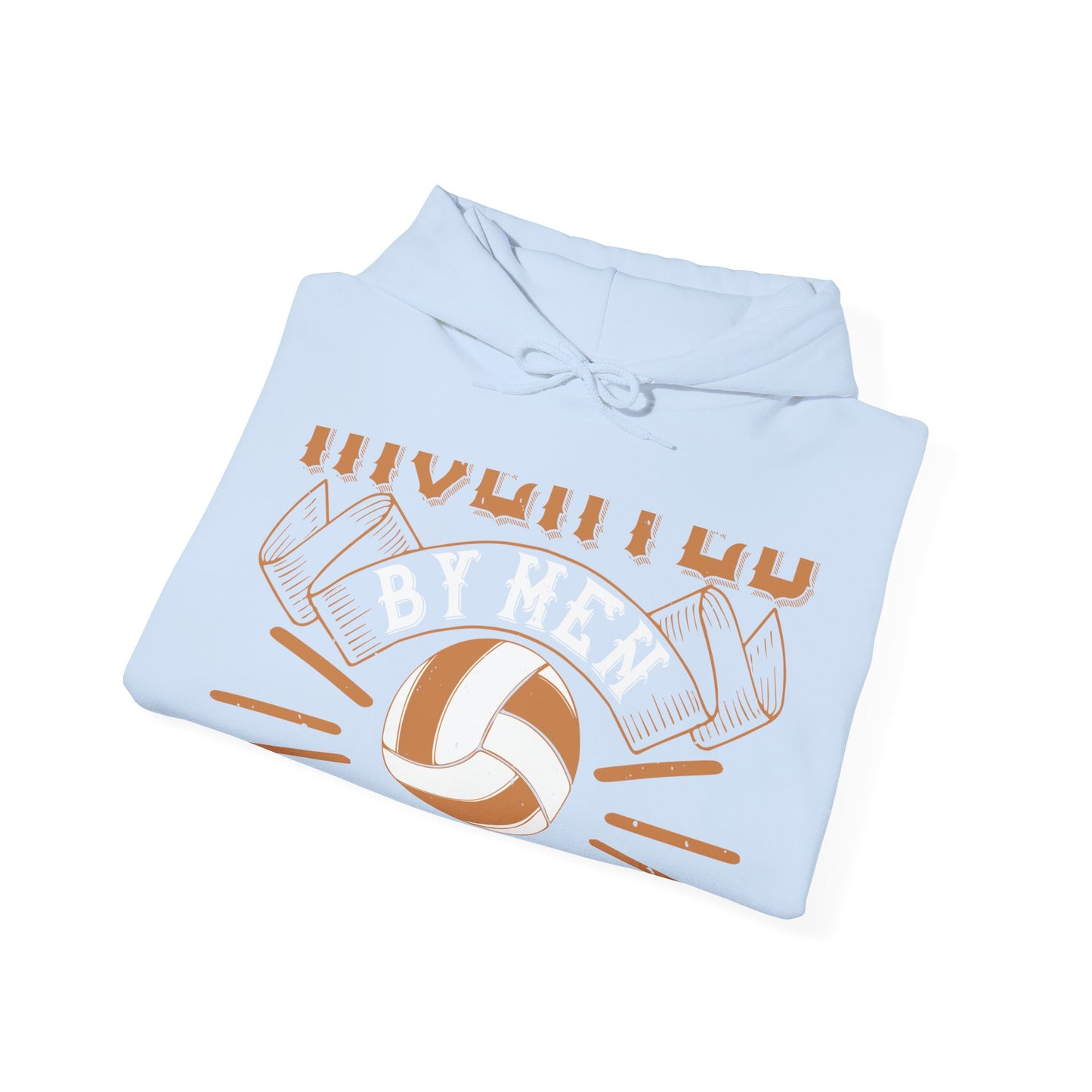 Volleyball Invented by men, perfected by women-01 — Unisex Heavy Blend Hoodie (G18500)