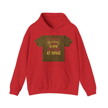The easiest way to become a superhero is NOW! Just Stay At Home — Unisex Heavy Blend Hoodie (G18500)