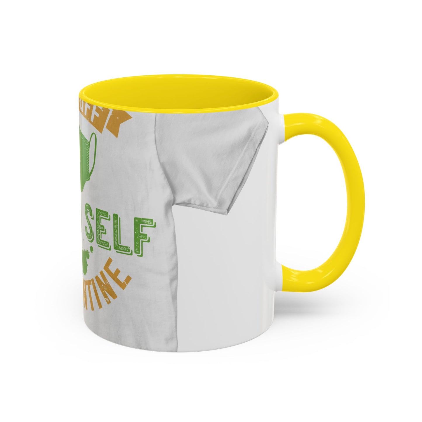 back off i'm on self quarantine — Accent Mug 11/15oz