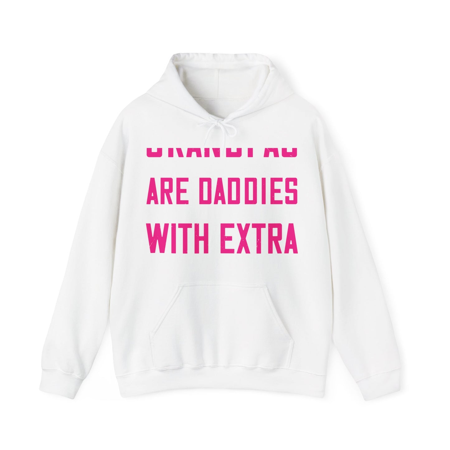 Grandpas are daddies with extra practice-01 — Unisex Heavy Blend Hoodie (G18500)
