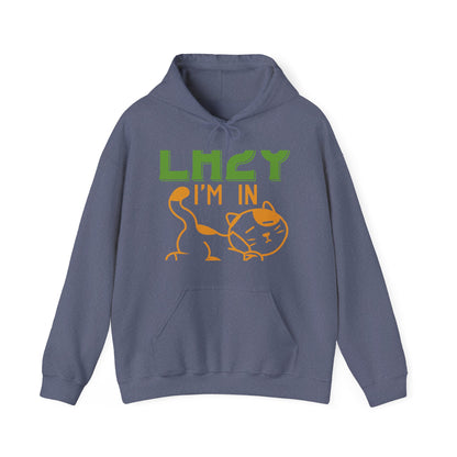 iΓÇÖm not lazy iΓÇÖm in quarantine-01 — Unisex Heavy Blend Hoodie (G18500)