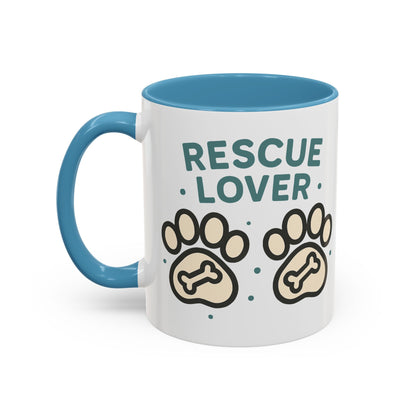 Rescue Lover Coffee Mug, Pet Owner Gift, Animal Rescue Merchandise, Dog Lover Cup, Rescue Pet Appreciation
