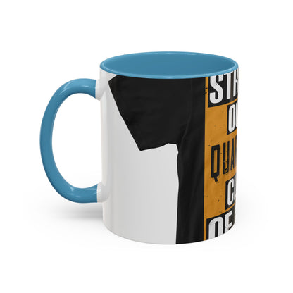 straight outta quarantine class of 2020 — Accent Mug 11/15oz