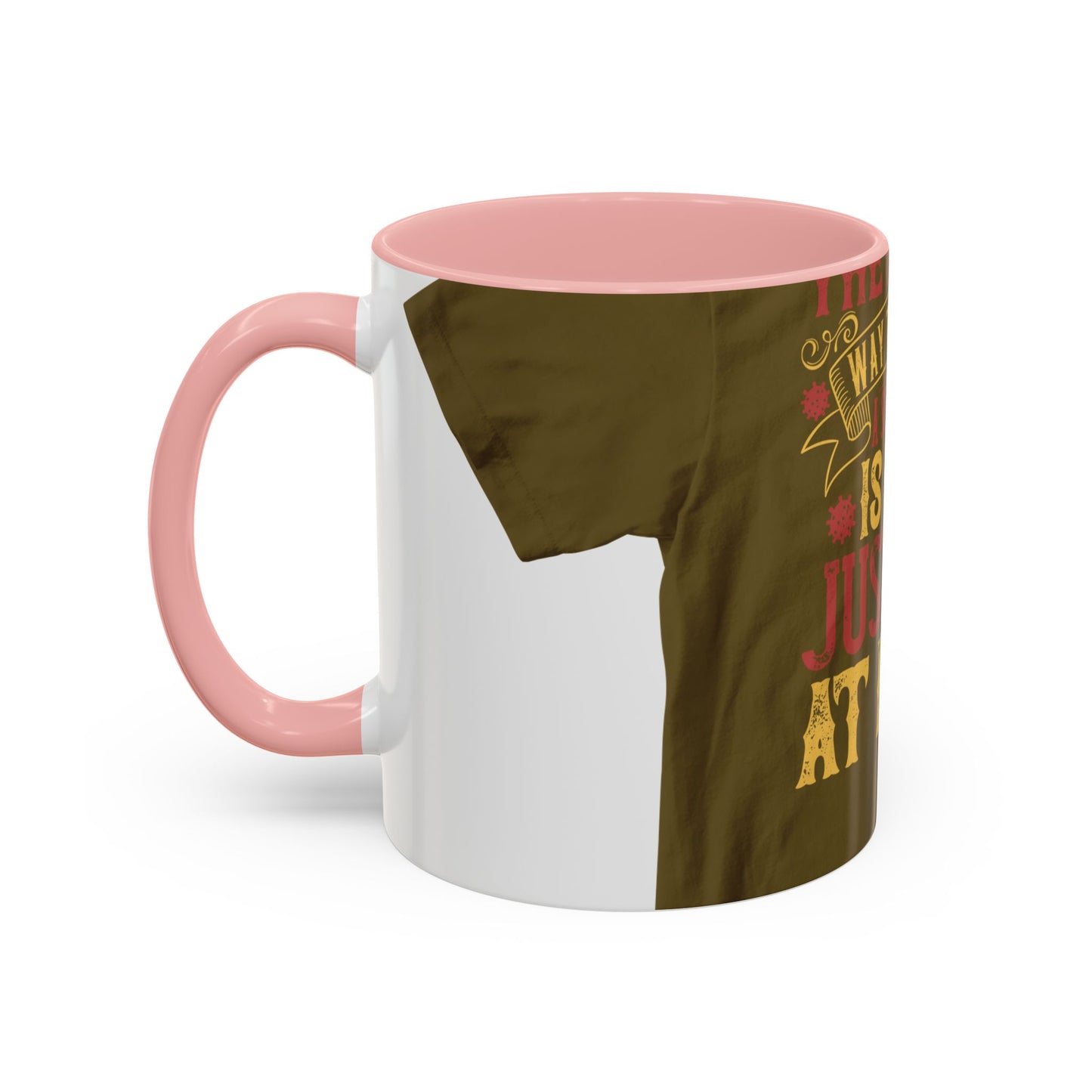 The easiest way to become a superhero is NOW! Just Stay At Home — Accent Mug 11/15oz