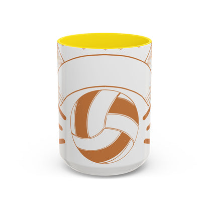 Volleyball Invented by men, perfected by women-01 — Accent Mug 11/15oz