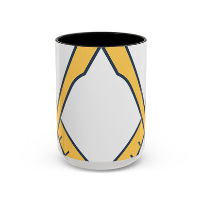 Plain Square and compass — Accent Mug 11/15oz